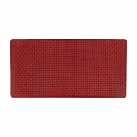 ACHIM IMPORTING Achim  20 x 39 in. Woven-Embossed Faux-Leather Anti-Fatigue Mat, Lava AF2039LA12